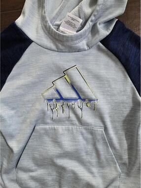 adidas Kids Size 5 Colorblock Hoodie and Jogger Set